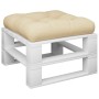 Cojín para sofá de palets de tela beige 58x58x10 cm by vidaXL, Cushions for chairs and sofas - Ref: Foro24-314637, Price: 24,...