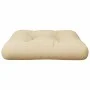 Cojín para sofá de palets de tela beige 58x58x10 cm by vidaXL, Cushions for chairs and sofas - Ref: Foro24-314637, Price: 25,...