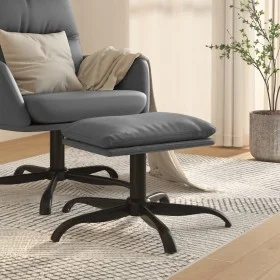 Anthracite gray synthetic leather footstool 60x60x36 cm by vidaXL, Ottomans - Ref: Foro24-341592, Price: 40,08 €, Discount: %