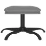 Reposapiés de cuero sintético gris antracita 60x60x36 cm de vidaXL, Otomanas - Ref: Foro24-341592, Precio: 39,94 €, Descuento: %
