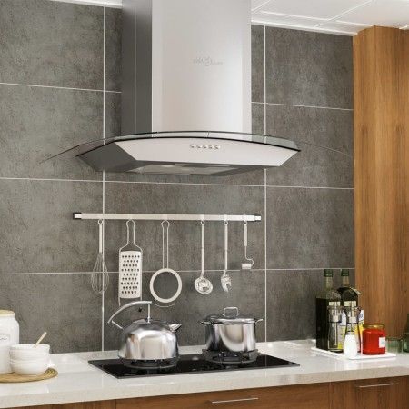 Wand-Dunstabzugshaube 60 cm Edelstahl 756 m³/h LED von vidaXL, Extraktoren - Ref: Foro24-50667, Preis: 162,21 €, Rabatt: %