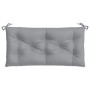 Cojín de banco de jardín tela Oxford gris 100x50x7 cm by vidaXL, Cushions for chairs and sofas - Ref: Foro24-314933, Price: 2...