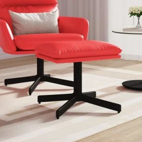 Roter Fußhocker aus Kunstleder, 60x60x36 cm von vidaXL, Osmanen - Ref: Foro24-341642, Preis: 36,66 €, Rabatt: %