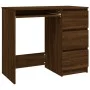 Schreibtisch aus braunem Eichensperrholz, 90 x 45 x 76 cm von vidaXL, Schreibtische - Ref: Foro24-815509, Preis: 120,46 €, Ra...