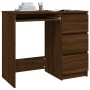 Schreibtisch aus braunem Eichensperrholz, 90 x 45 x 76 cm von vidaXL, Schreibtische - Ref: Foro24-815509, Preis: 122,80 €, Ra...