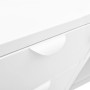 Sideboard aus Stahl und weißem Hartglas, 105 x 35 x 70 cm von vidaXL, Sideboards - Ref: Foro24-336077, Preis: 217,61 €, Rabat...