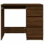 Schreibtisch aus braunem Eichensperrholz, 90 x 45 x 76 cm von vidaXL, Schreibtische - Ref: Foro24-815509, Preis: 120,46 €, Ra...