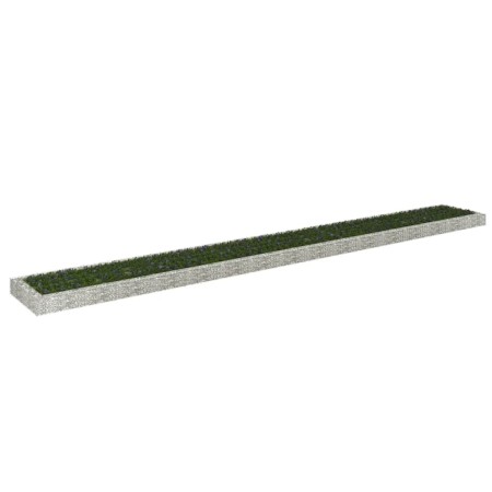 Arriate de gaviones de acero galvanizado 800x100x20 cm