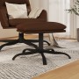 Reposapiés cuero sintético brillante marrón 45x29,5x36 cm by vidaXL, Ottomans - Ref: Foro24-341619, Price: 49,51 €, Discount: %