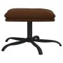 Reposapiés cuero sintético brillante marrón 45x29,5x36 cm by vidaXL, Ottomans - Ref: Foro24-341619, Price: 48,61 €, Discount: %