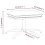 Reposapiés cuero sintético brillante marrón 45x29,5x36 cm by vidaXL, Ottomans - Ref: Foro24-341619, Price: 48,61 €, Discount: %