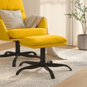 Fußstütze aus senfgelbem Samt 60x60x36 cm von vidaXL, Osmanen - Ref: Foro24-341585, Preis: 35,72 €, Rabatt: %