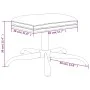 Fußstütze aus senfgelbem Samt 60x60x36 cm von vidaXL, Osmanen - Ref: Foro24-341585, Preis: 35,72 €, Rabatt: %