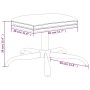 Fußstütze aus senfgelbem Samt 60x60x36 cm von vidaXL, Osmanen - Ref: Foro24-341585, Preis: 36,20 €, Rabatt: %