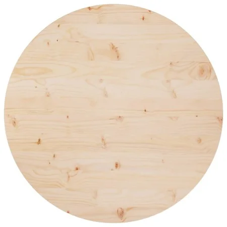 Solid pine wood table surface Ø80x2.5 cm by vidaXL, Table tops - Ref: Foro24-813649, Price: 75,54 €, Discount: %