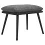 Footstool in light gray fabric and synthetic leather 45x29.5x35 cm by vidaXL, Ottomans - Ref: Foro24-341515, Price: 33,70 €, ...