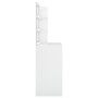 Schminktisch mit hellweißer LED 74,5x40x141 cm von vidaXL, Schlafzimmerkommoden - Ref: Foro24-808807, Preis: 108,90 €, Rabatt: %