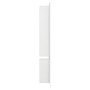 Hornacina de ducha 2 compartimentos blanco brillo 41x51x10 cm