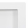 Hornacina de ducha 2 compartimentos blanco brillo 41x51x10 cm