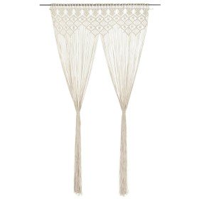 Cortina de macramé algodón 140x240 cm Cortina de macramé algodón 140x240 cm