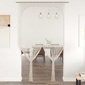 Cortina de macramé algodón 140x240 cm