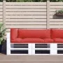 Cushions for pallets 3 units red fabric by vidaXL, Cushions for chairs and sofas - Ref: Foro24-314664, Price: 58,08 €, Discou...