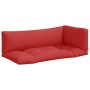 Kissen für Paletten 3 Einheiten aus rotem Stoff von vidaXL, Kissen für Stühle und Sofas - Ref: Foro24-314664, Preis: 58,94 €,...
