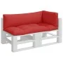 Cushions for pallets 3 units red fabric by vidaXL, Cushions for chairs and sofas - Ref: Foro24-314664, Price: 58,08 €, Discou...