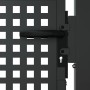 Puerta de jardín acero gris antracita 105x250 cm