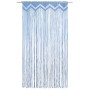Cortina de macramé algodón azul 140x240 cm