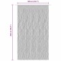 Cortina de macramé algodón azul 140x240 cm