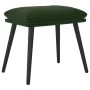 Fußhocker aus dunkelgrünem Samt, 45 x 29,5 x 35 cm von vidaXL, Osmanen - Ref: Foro24-341506, Preis: 33,19 €, Rabatt: %