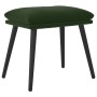 Fußhocker aus dunkelgrünem Samt, 45 x 29,5 x 35 cm von vidaXL, Osmanen - Ref: Foro24-341506, Preis: 33,67 €, Rabatt: %