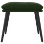 Fußhocker aus dunkelgrünem Samt, 45 x 29,5 x 35 cm von vidaXL, Osmanen - Ref: Foro24-341506, Preis: 33,67 €, Rabatt: %