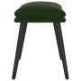Fußhocker aus dunkelgrünem Samt, 45 x 29,5 x 35 cm von vidaXL, Osmanen - Ref: Foro24-341506, Preis: 33,19 €, Rabatt: %