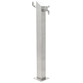 Columna de agua de jardín acero inoxidable cuadrada 95 cm de vidaXL, Sistemas de riego - Ref: Foro24-45453, Precio: 97,31 €, ...