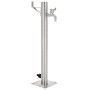 Round stainless steel garden water column 65 cm by vidaXL, Irrigation systems - Ref: Foro24-45457, Price: 70,26 €, Discount: %