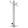 Runde Gartenwassersäule aus Edelstahl 65 cm von vidaXL, Bewässerungssysteme - Ref: Foro24-45457, Preis: 70,36 €, Rabatt: %
