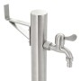 Round stainless steel garden water column 65 cm by vidaXL, Irrigation systems - Ref: Foro24-45457, Price: 70,26 €, Discount: %