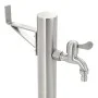 Runde Gartenwassersäule aus Edelstahl 65 cm von vidaXL, Bewässerungssysteme - Ref: Foro24-45457, Preis: 70,36 €, Rabatt: %