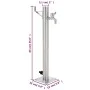 Runde Gartenwassersäule aus Edelstahl 65 cm von vidaXL, Bewässerungssysteme - Ref: Foro24-45457, Preis: 70,36 €, Rabatt: %
