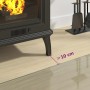 Placa de vidrio para chimenea semicircular 1200x500 mm