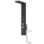 Sistema de panel de ducha aluminio negro