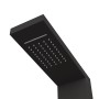 Sistema de panel de ducha aluminio negro