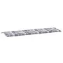Cojín de banco de jardín tela Oxford a cuadros gris 180x50x3 cm de vidaXL, Cojines para sillas y sofás - Ref: Foro24-314097, ...