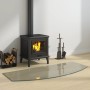 Placa de vidrio para chimenea 120x50 cm