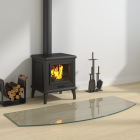 Placa de vidrio para chimenea 120x50 cm