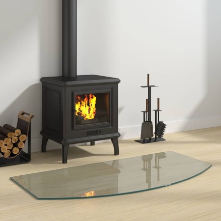 Placa de vidrio para chimenea 100x50 cm