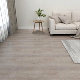 Lamas para suelo autoadhesivas 55 uds PVC gris taupe 5,11 m²