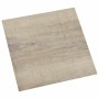 Lamas para suelo autoadhesivas 55 uds PVC gris taupe 5,11 m²